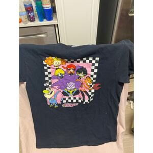 Black Retro The Powerpuff Girls Shirt Size Medium